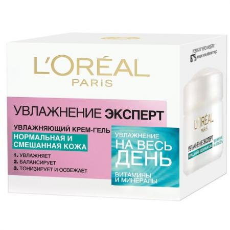 

LOREAL DERMO-EXPERTISE Крем-гель для лица для нормальной и смешанной кожи 50 мл