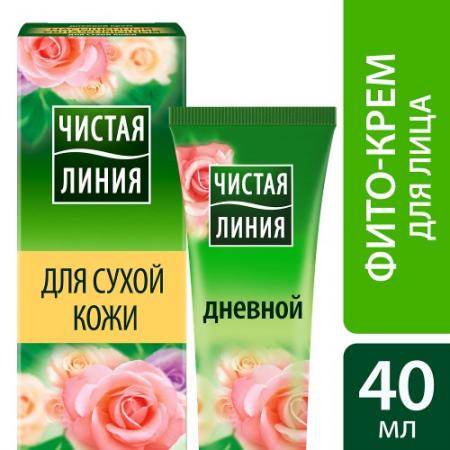 

ЧИСТАЯ ЛИНИЯ Крем для сухой кожи увлажняющий дневной 40мл