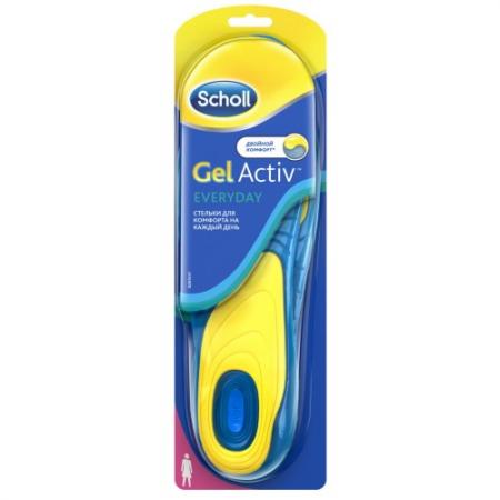 

Scholl GelActiv Everyday Стельки для комфорта на каждый день для женщин