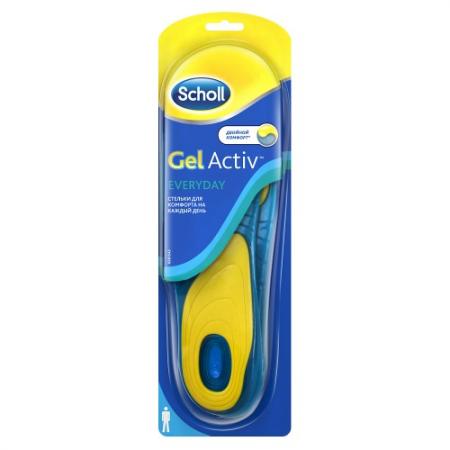

Scholl GelActiv Everyday Стельки для комфорта на каждый день для мужчин