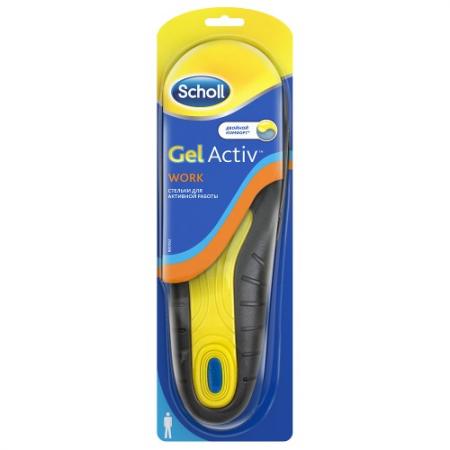 

Scholl GelActiv Work Стельки для активной работы для мужчин