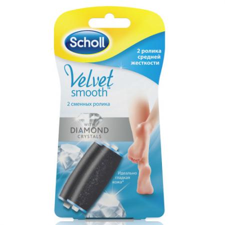 

Scholl Diamond Crystals 8194297 Сменные насадки средней жесткости 2шт (для электрической роликовой пилки)