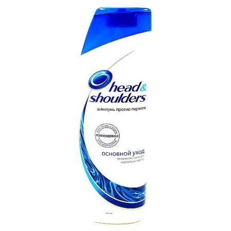 

HEAD & SHOULDERS Шампунь против перхоти 2в1 Основной уход для нормальных волос 400мл