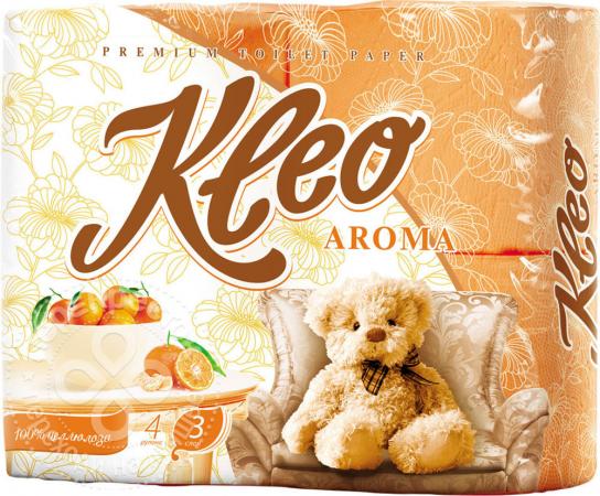 

Бумага туалетная Мягкий Знак Kleo 4 шт 3-ех слойная ароматизированная