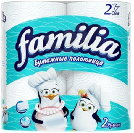 

Полотенца бумажные Familia 2 шт 2-ух слойная без отдушки