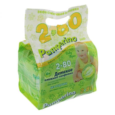 

Салфетки влажные Pamperino БЕЗ ОТДУШКИ 80 шт без отдушки 30409