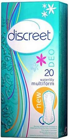 

DISCREET Женские гигиенические прокладки на каждый день Deo Water Lily Single 20шт