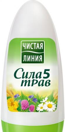 

ЧИСТАЯ ЛИНИЯ Антиперспирант ролик ФИТОдезодорант Сила 5 трав RUBIK 50мл