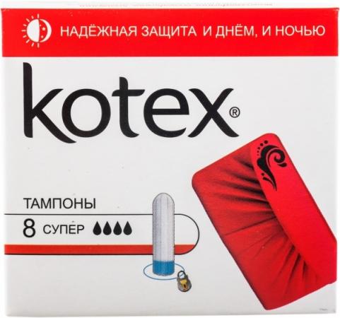

Kotex Тампоны Супер 8шт