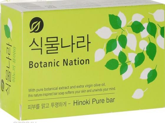 

Мыло туалетное CJ Lion Botanical Nation экстракт японского кипариса 100 г