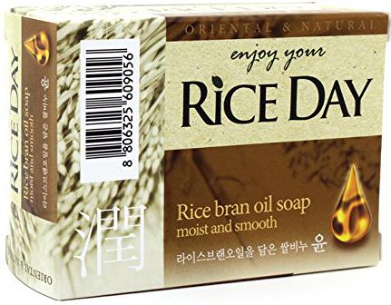 

Мыло туалетное CJ Lion Rice Day с экстрактом рисовых отрубей 100 г