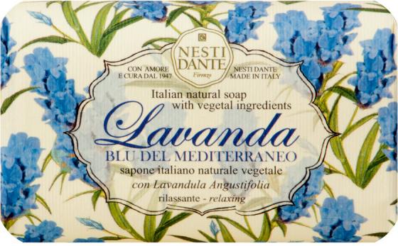 

Мыло твердое Nesti Dante Lavanda Blu del Mediterraneo / Лаванда Голубое Средиземноморье 150 гр 17951