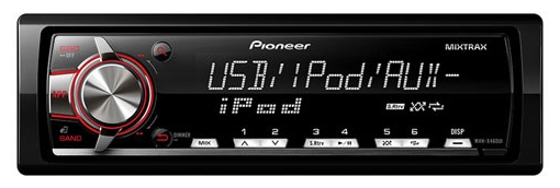 

Автомагнитола Pioneer MVH-X460UI бездисковая USB MP3 FM RDS 1DIN 4x50Вт черный
