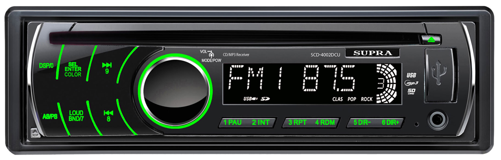

Автомагнитола Soundmax SM-CCR3050F USB MP3 FM SD MMC 1DIN 4x45Вт черный