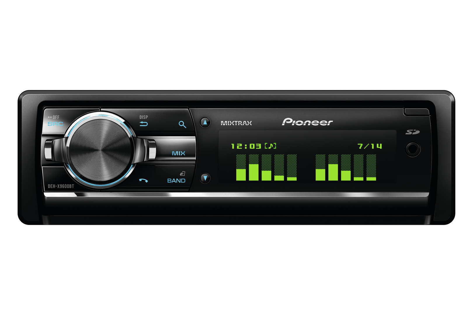 

Автомагнитола Pioneer DEH-X9600BT USB MP3 CD FM RDS SD MMC SDHC 1DIN 4x50Вт пульт ДУ черный