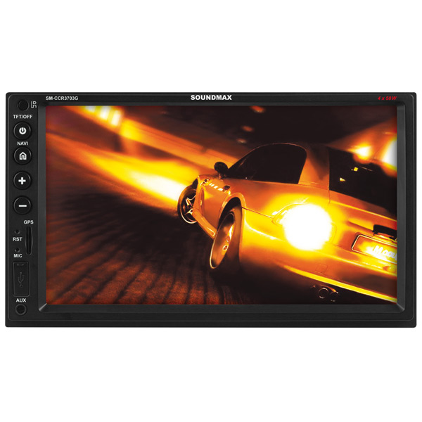 

Автомагнитола Soundmax SM-CCR3703G 7" 800х480 USB MP3 FM RDS SD MMC 2DIN 4x50Вт