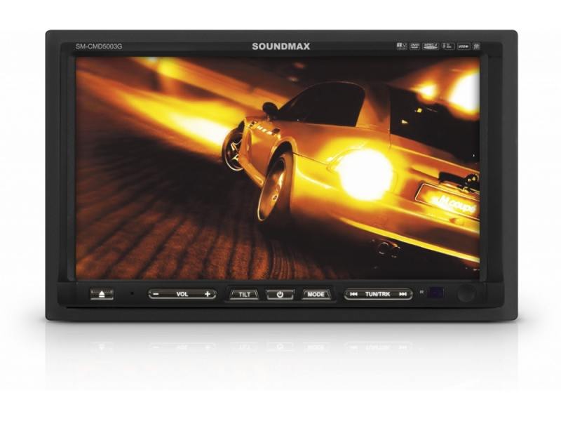 

Автомагнитола Soundmax SM-CMD5003G 7" 480х234 CD DVD MP3 FM RDS 1DIN 4x50Вт