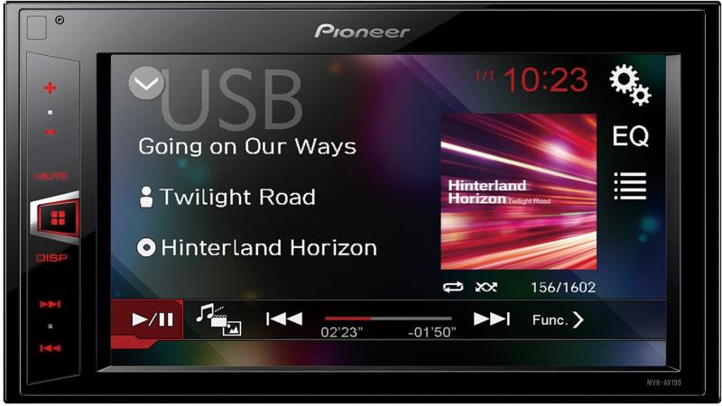 

Автомагнитола Pioneer MVH-AV190 USB MP3 FM RDS 2DIN 4x50Вт черный