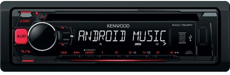 

Автомагнитола Kenwood KDC-151RY USB MP3 CD FM 1DIN 4х50Вт черный