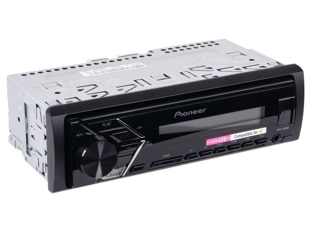 

Автомагнитола Pioneer MVH-S100UB USB MP3 FM RDS 1DIN 4x50Вт черный