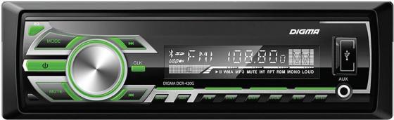 

Автомагнитола Digma DCR-420G USB MP3 FM 1DIN 4x45Вт черный