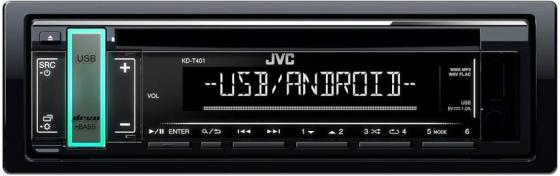 

Автомагнитола CD JVC KD-T401 1DIN 4x50Вт