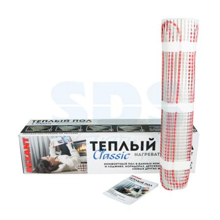 

Тёплый пол (нагревательный мат) REXANT Classic RNX -1,0-150 (площадь1,0 м2 (0,5 х 2,0 м)),150 Вт, дв