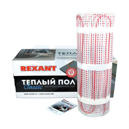 

Тёплый пол (нагревательный мат) REXANT Classic RNX -8,0-1200 (площадь 8,0 м2 (0,5 х 16,0 м)), 1200 В