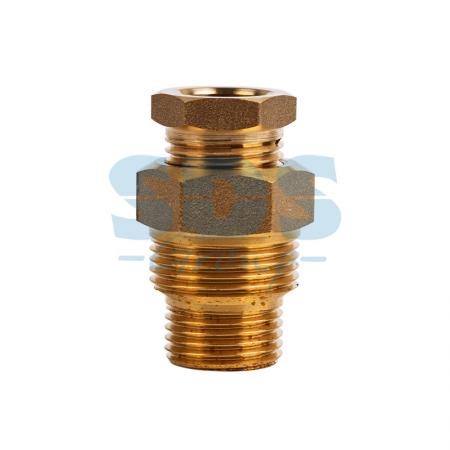 

Сальник с двойной резьбой 1/2 и 3/4 для ввода кабеля в трубу Proconnect