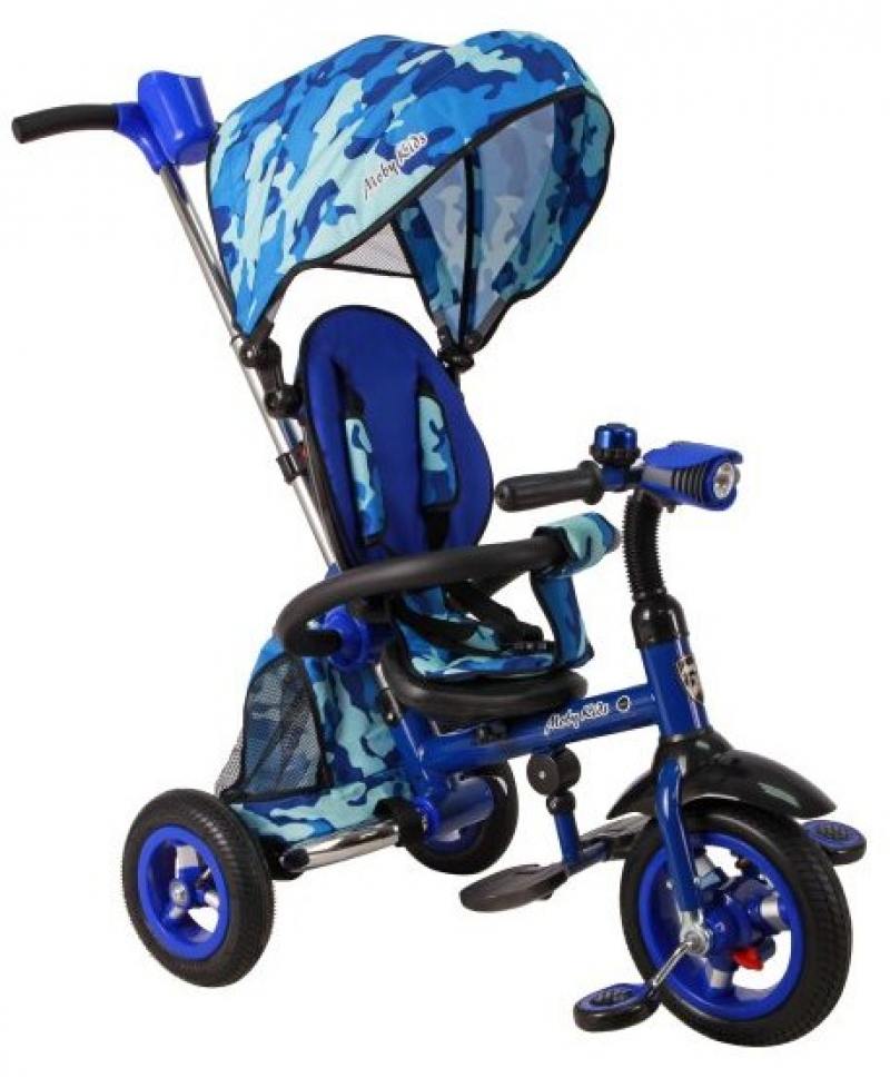 

Велосипед трехколёсный Moby Kids Junior-2 синий T300-2Army