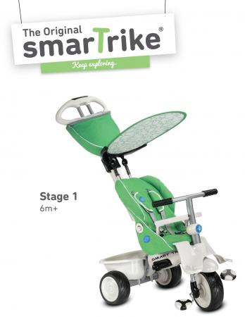 

Велосипед трехколёсный Smart Trike Recliner зеленый