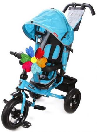 

Велосипед трехколёсный Moby Kids Comfort 12x10 AIR 300/250 мм бирюзовый 641056