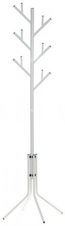 

Вешалка напольная Бюрократ CR-003/WHITE белый основание ножки крючки двойные