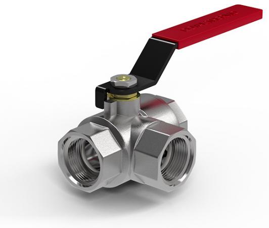 

Кран шаровый Royal Thermo OPTIMAL трехходовой тип T 1/2"