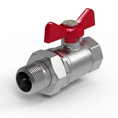

Кран шаровый Royal Thermo OPTIMAL 1/2" НГ бабочка