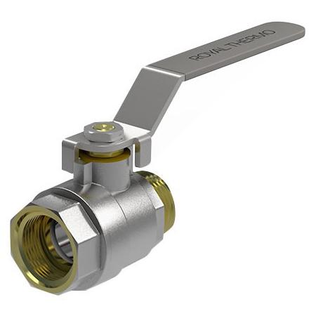 

Кран шаровый Royal Thermo EXPERT 1/2" НВ стальной рычаг