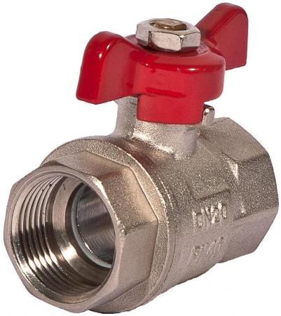 

Кран шаровый Royal Thermo OPTIMAL 1" ВВ бабочка