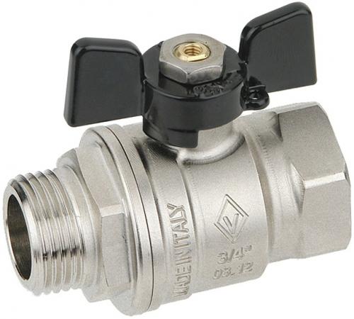 

Кран шаровый Н/В Ду-25 (1") Бабочка черн. Bugatti NEW JERSEY (917)