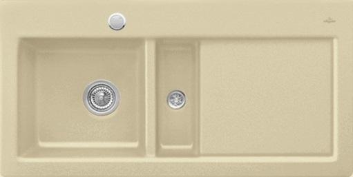 

Мойка Villeroy & Boch Subway 60 1000 x 510 mm i5 Sand Ceramicplus 677001i5