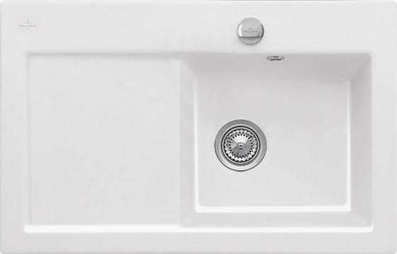 

Мойка Villeroy & Boch Subway 45 780 x 510 mm R1 White Alpin CeramicPlus 677202R1