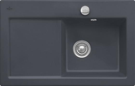 

Мойка Villeroy & Boch Subway 45 780 x 510 mm i4 Graphite Ceramicplus 677202i4
