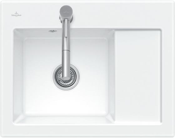 

Мойка Villeroy & Boch Subway 45 Compact 650 x 220 x 510 mm R1 White Alpin CeramicPlus 331201R1