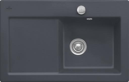 

Мойка Villeroy & Boch Subway 45 780 x 510 mm i4 Graphite Ceramicplus 677201i4