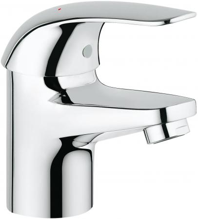 

Смеситель для раковины GROHE EUROECO 32734000 хром однорычажный 175х92мм