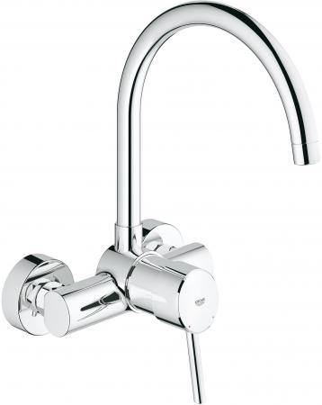 

Смеситель для кухни GROHE CONCETTO 32667001 для кухонной мойкихром однорычажный 287х280х150мм