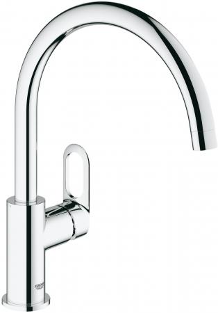 

Смеситель для кухни GROHE BAULOOP 31368000 хром однорычажный