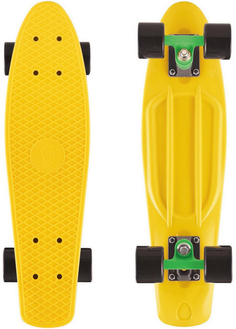

Скейтборд Y-SCOO Big Fishskateboard 27" RT винил 68,6х19 с сумкой GREEN/black 402-G