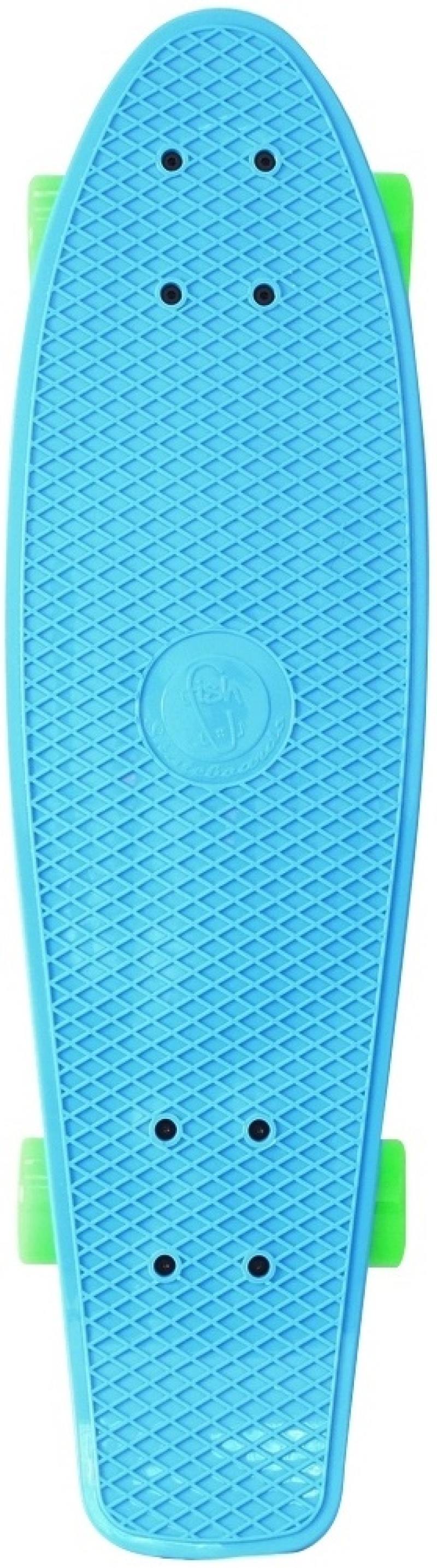 

Скейтборд Y-SCOO Fishskateboard 22" RT винил 56,6х15 с сумкой BLUE/green 401-B