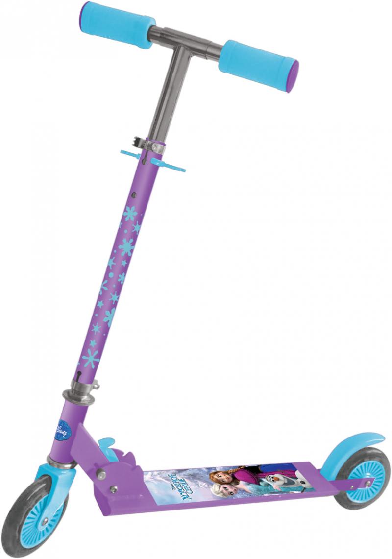 

Самокат двухколёсный 1TOY Disney Холодное Сердце фиолетовый