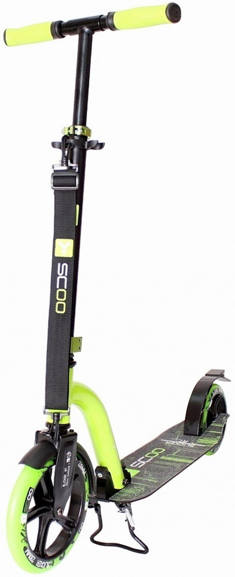 

Самокат двухколёсный Y-SCOO RT 230 Slicker NEW Technology green зеленый